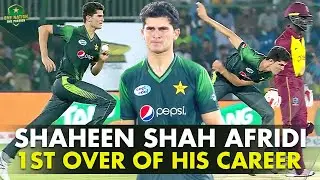 In 2018: Relive 𝐒𝐡𝐚𝐡𝐞𝐞𝐧 𝐒𝐡𝐚𝐡 𝐀𝐟𝐫𝐢𝐝𝐢&rsquo;𝐬 First Over in International Cricket vs West Indies | PCB