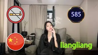 Liangliang, a 'black-robed Taoist nun' , a beautiful Chinese smoking girl. 585