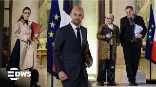 WATCH: French Ministers Depart Elysee Palace After Macron Discusses Special Budget Law | AC14