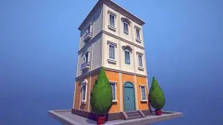 Modular European House - FREE 3D Environment for Games on Unity