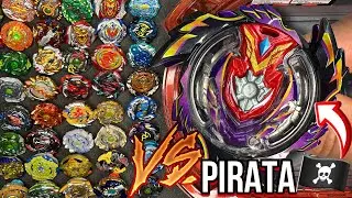 BEYBLADE PIRATA EVIL GOD VALKYRIE VS BEYBLADE BURST TURBO SLINGSHOCK ORIGINAL! PETER PLAY
