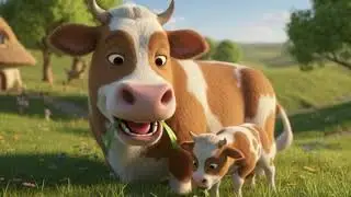 Cow, Calf & Elephant | Moral Story for Kids