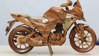 Honda CB 200 X  || How to Make Wooden Bike Model ||