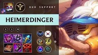 Heimerdinger Support vs Senna - KR Diamond Patch 25.24