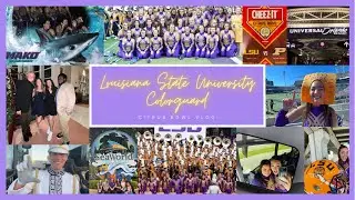 lsu colorguard citrus bowl vlog :)