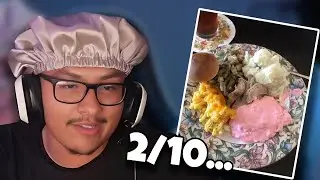 Rating Viewers' TERRIBLE Thanksgiving Plates... I Almost Puked 🦃🤮