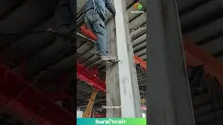 INSANE Steel Beam Climb! Would YOU Do This?! #extreme #climbing #heights #dangerous #construction