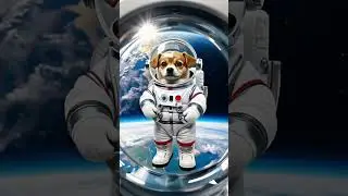 Galaxy Dog #ai #cute #funnyshorts #funny #dogs