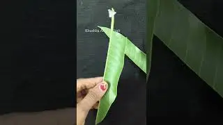 mango leaf craft 🌿|| mango leaf bag #shorts