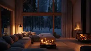 An Enchanting Fusion of Soulful Piano, Crackling Fire, and Warm Ambience for Deep Relaxation, Focus🔥