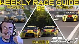 😍 GT7: БОУЛИНГ в МОНЦЕ, гонки Rubbings Racing и СТРАТЕГИЯ || Еженедельный гид по гонкам &mdash; неделя 3 2023