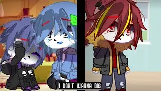 `I don't wanna die` [] MeMe - Sans Aus - Kustard Family Angst [] _Maikīrian