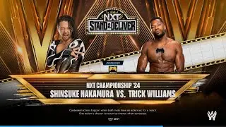WWE 2K24 Trick Williams Vs Shinsuke Nakamura - NXT Title - NXT: Stand and Deliver
