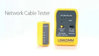 LINKOMM RJ11, RJ12, RJ45 Telephone and Network Cable Tester