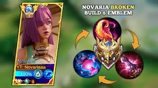 PRO NOVARIA BRUTAL HACK DAMAGE BUILD 2026 IS BACK🔥😱 | BEST EMBLEM & BUILD FOR NOVARIA 2026 MLBB