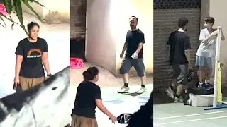 Aamir Khan With Daughter Ira Khan Playing Pickleball At Bandra | Azad Rao Khan
