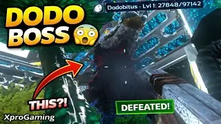 I KISSED THE DODO BOSS 😱🔥 | CUCULLATUS HOOTENANNY DUNGEON COMPLETE | ARK