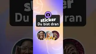 NEU: Sticker „Du bist dran“