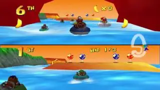 Diddy Kong Racing n64 multiplayer all circuits  HD