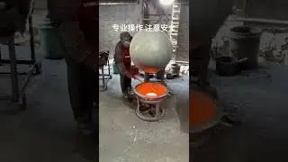7421741377983352118 Iron Wok Production Process! #LuchuanIronWok #CoatingFreeNonstickPan #IronWok