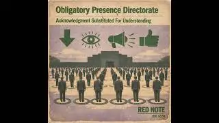 Obligatory Presence Directorate - Acknowledgment Substituted For Understanding - Red Note Jazz
