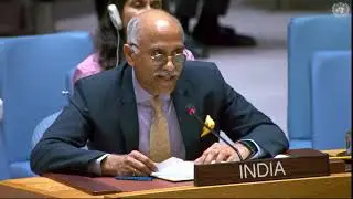 Amb. PR P. Harish at the UN Security Council Open Debate on Poverty, Underdevelopment and Conflict.