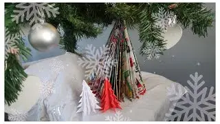 Kerstboom vouwen van folders | DIY | Mandy Michelle