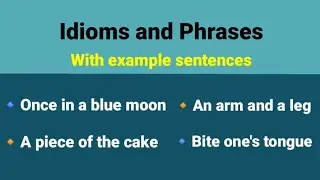 Idioms & phrases for competitive exams by Learn with Ravali