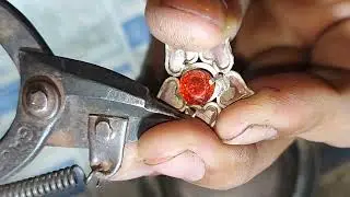 Simple Silver Ring Making 😍 Silver Jewellery Making