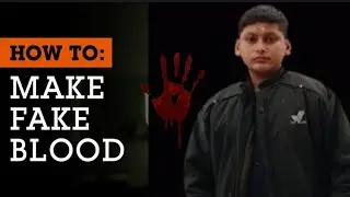 How to make fake blood. #viralvideo 