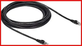 Amazon Basics RJ45 Cat-6 Gigabit Ethernet Patch Internet Cable - 15 Foot