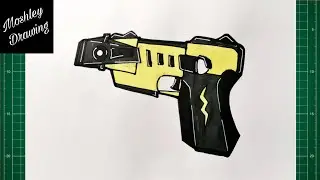 How to Draw a Police Taser Gun