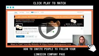 How to Invite People to Follow Your LinkedIn Company Page - LinkedIn Tutorial - LinkedIn Connections