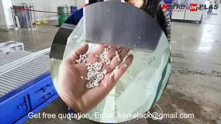 Biodegradable Plastic PLA+Starch Compounding and Pelletizing Twin Screw Extruder Machine
