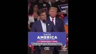 Trump-endorsed Dr. OZ #trump #droz #pennsylvania
