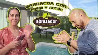 Barbacoa con Noemi Salazar y Anton Suarez en su jardín🔥🥩