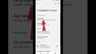 Changing language on android device | Mobile ki bhasa kaise badle #tech #technology #shorts