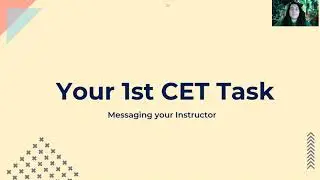 1st email to the instructor
