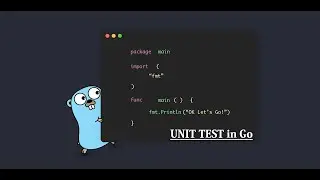 Golang - Create example of simple unit test in Golang.