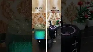 Water Test 12W comparison 💧Best Tribit vs Boat Budget portable speaker