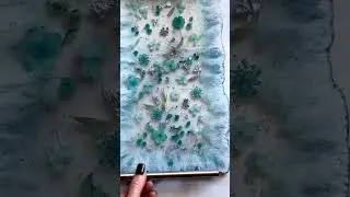 #resinart #resinartwork Sold Green Tray Handmade