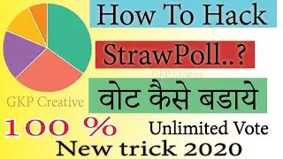 How to hack or increase strawpoll votes  Without  using any VPN वोट कैसे बडाये एक बार जरुर देखे