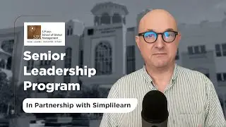 SP Jain Senior Leadership Program | SP Jain Senior Leadership Course | Simplilearn