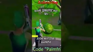 @quotefv1 gifts his duo $5 !! #fortnite #clips #funny #gift #live