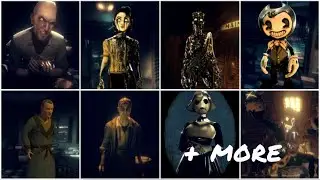 ALL NEW CHARACTERS of Bendy and The Dark Revival BATDR #1 | BADTR All Monsters All New Characters