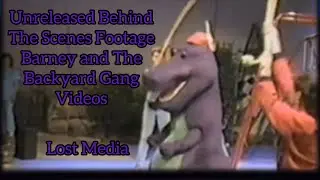 Unreleased Behind The Scenes Footage Barney and The Backyard Gang (Lost Media)