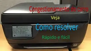 Congestionamento do carro, impressora 3835 e 3035
