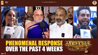 #Akhanda2 - Phenomenal Response from the Past 4 Weeks | Nandamuri Balakrishna | Boyapati Sreenu 