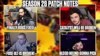 ImperialHal & Pros React to Season 28 Patch Notes (Competitive Apex)