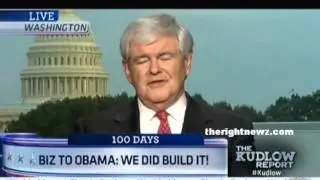 Newt on You Didn't Build That
